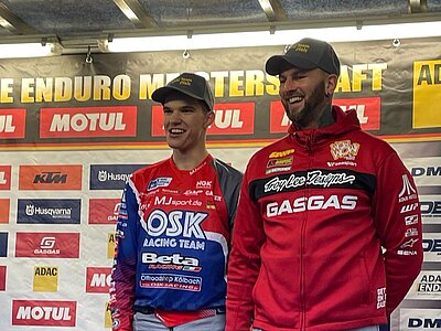 Fynn Hannemann (AMC Frankenthal) startet hervorragend in die Int. Deutsche Enduro-Meisterschaft